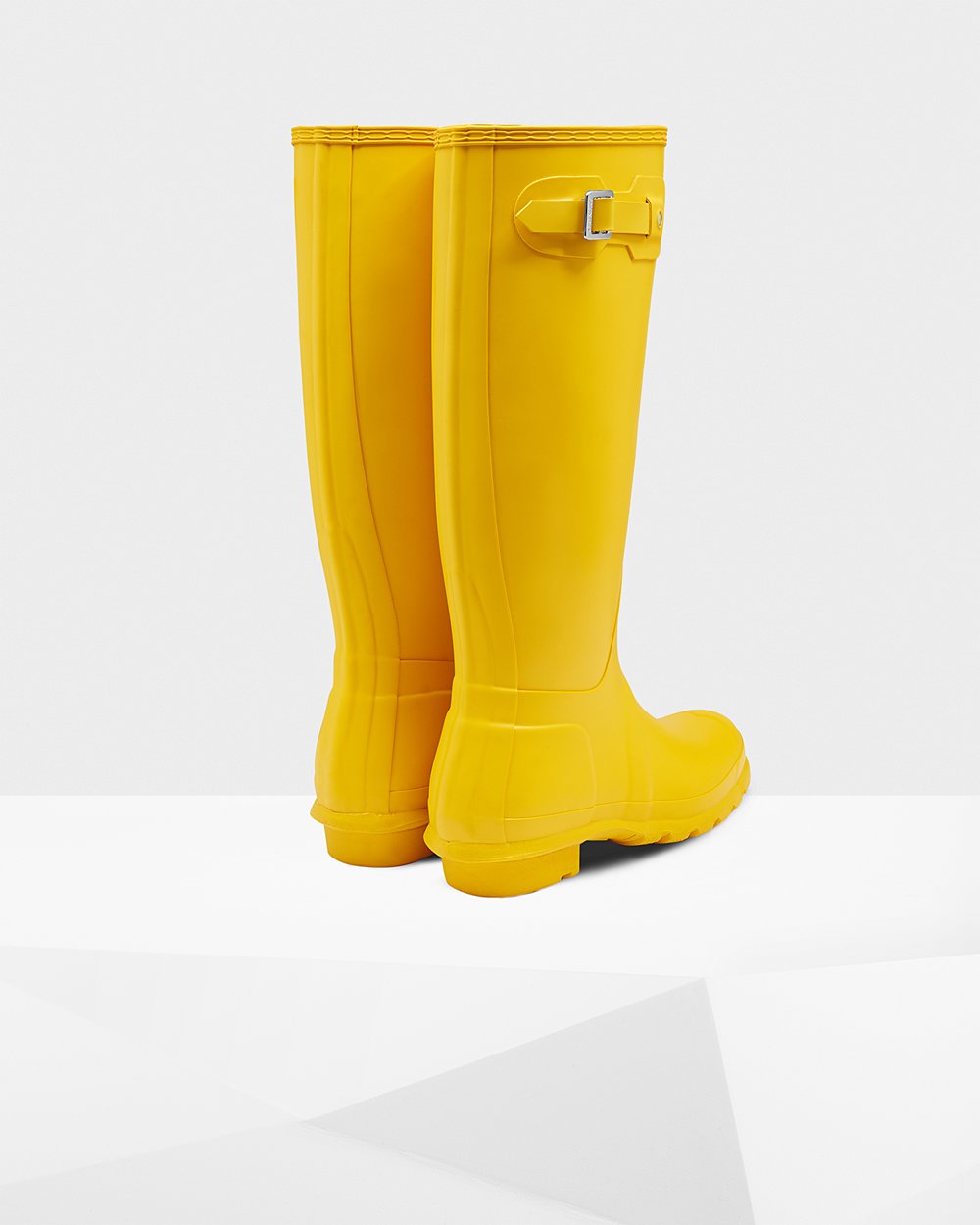 Botas De Altas Hunter Mujer Original - Amarillo - Argentina 9537YDUOP